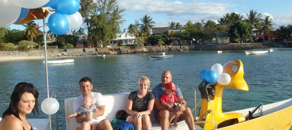 Sunset cruise in mauritius